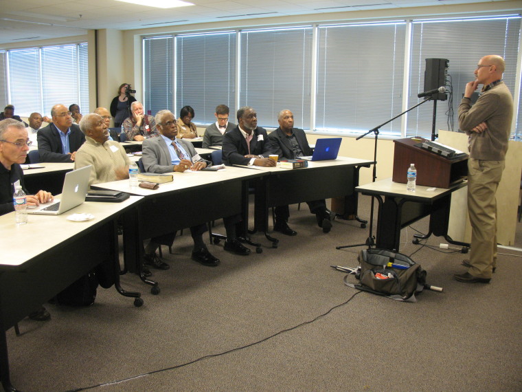 Preaching at Lancaster Bible College Pelton on Preaching